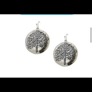 Tree Stamped Earrings